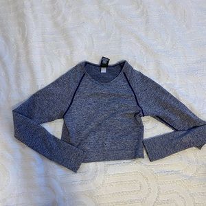 VS PINK workout top with thumb holes